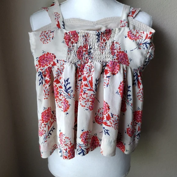 Anthropologie Pins & Needles Floral Summer Blouse - Picture 2 of 4